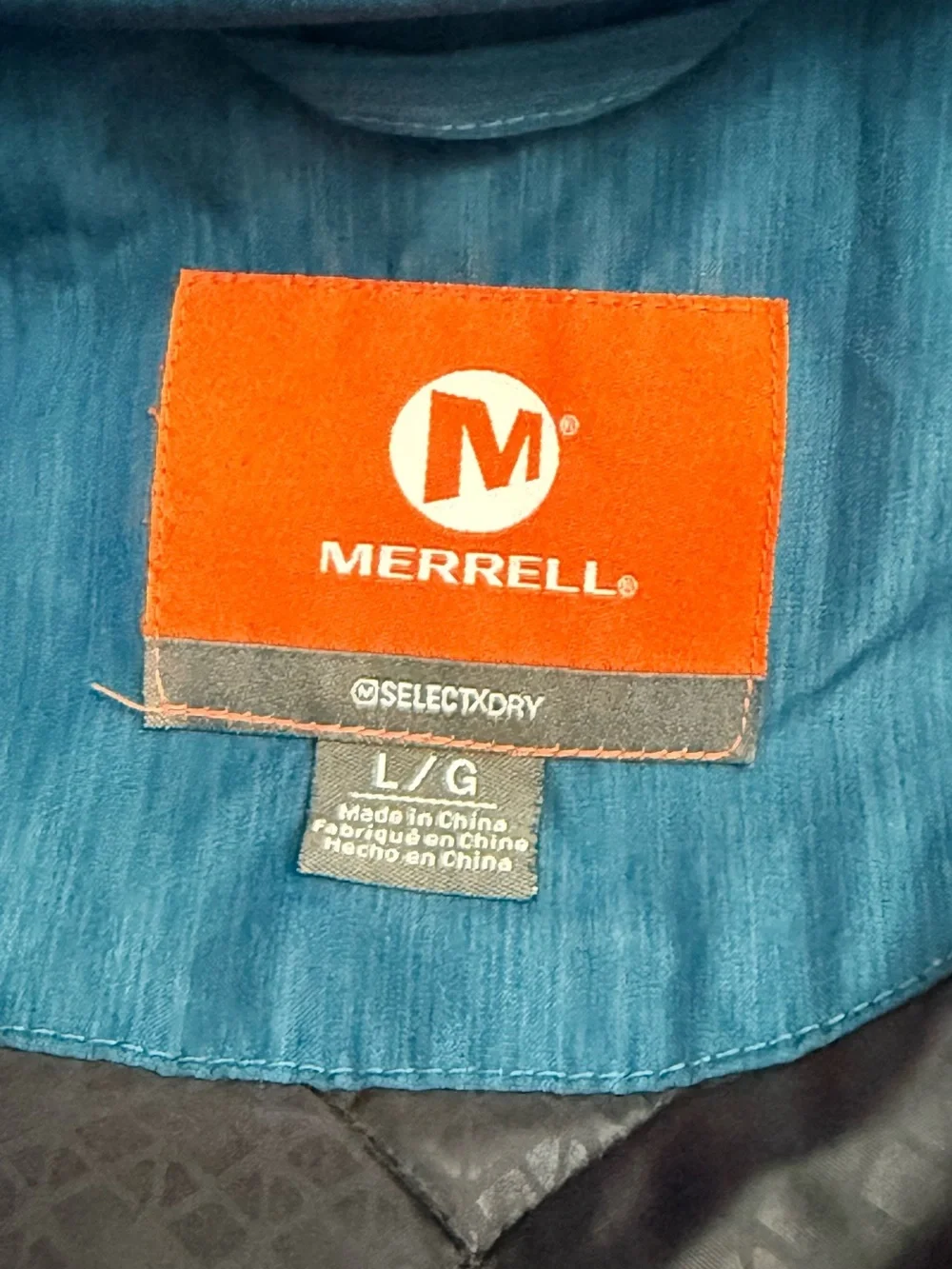 Merrell | M-Select cDRY Jacket w/Quilted Liner | Aqua | Size Large